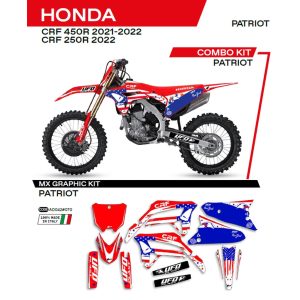 Ufo komplett matrica szett, Honda CRF 250R '22; CRF 450R '21-'22 PATRIOT