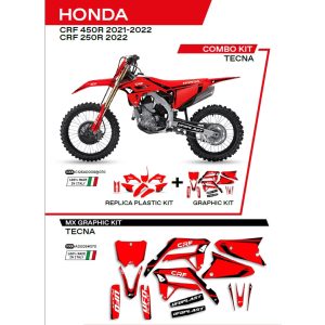 Ufo komplett idomszett+ matrica szett, Honda CRF 250R '22; CRF 450R '21-'22