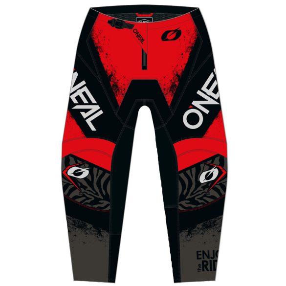 O'NEAL ELEMENT NADRÁG SHOCKER BLACK/RED 