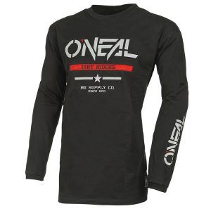 O'NEAL ELEMENT COTTON MEZ SQUADRON BLACK/GRAY 