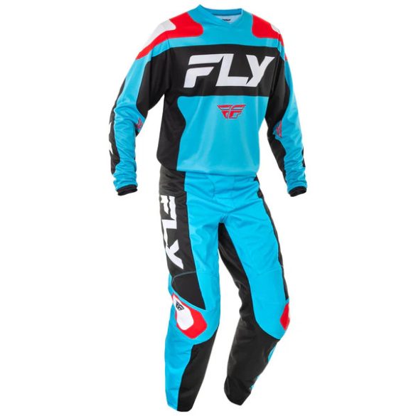 Fly Racing F-16 light blue-red ruhaszett