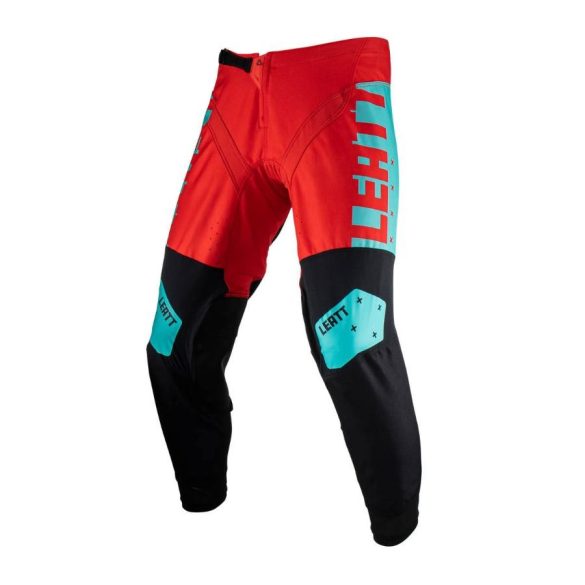 LEATT MOTO  4.5 Lite cross nadrág, fekete-piros-türkiz, 2XL