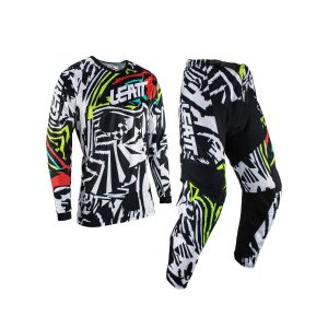 LEATT Ride Kit 3.5 Mini, zebra, XS