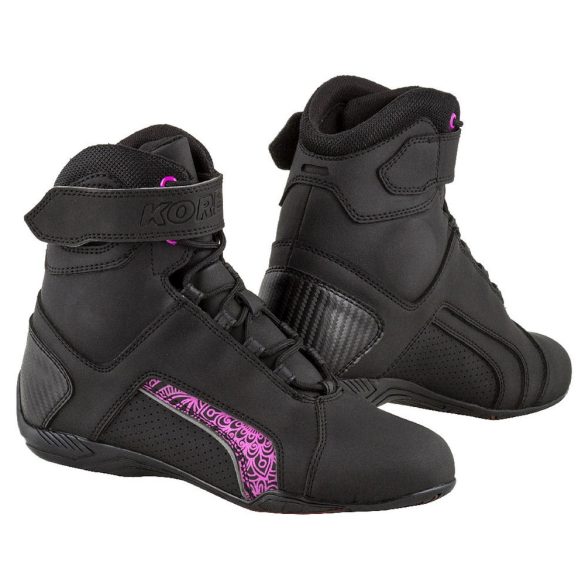 Kore Velcro 2.0 női Black-pink motoros cipő