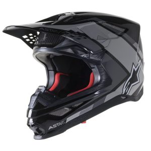 Alpinestars SM10 CARB BLK/GY bukósisak