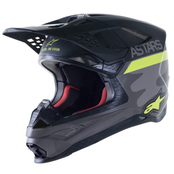 Alpinestars SM10 CARB BLK Glossy  bukósisak, XL