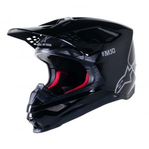 Alpinestars SM10 CARB BLK Glossy  bukósisak, 2XL