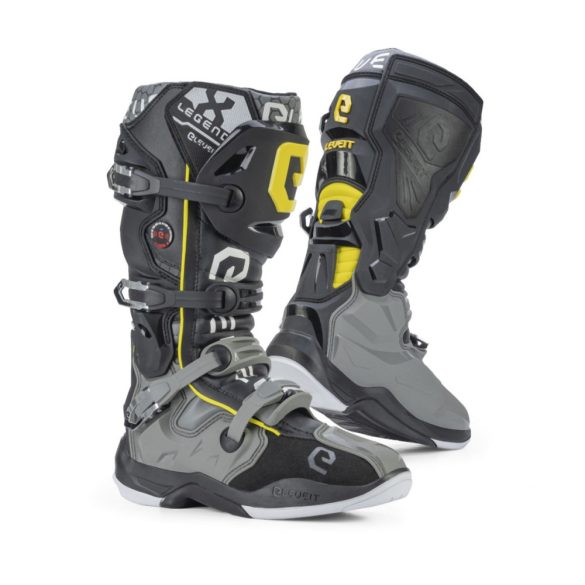 Eleveit X-legend cross/enduro csizma, grey-fluo