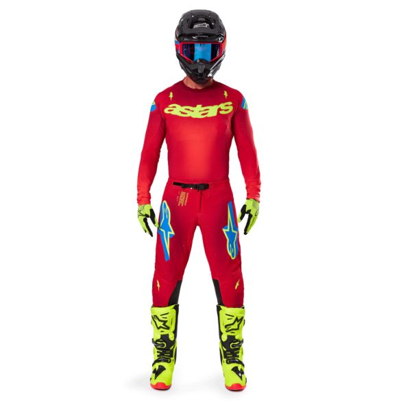 Alpinestars Supertech Maker red-fluo yellow ruhaszett