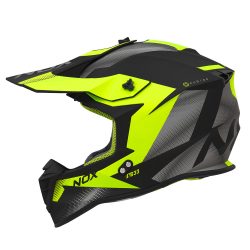 Nox N633 black-fluo motocross bukósisak