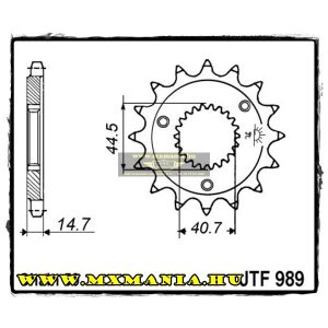 JT Sprockets első lánckerék, 989, Harley Davidson XLH tipushoz