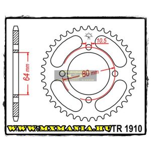 JT Sprockets hátsó lánckerék, 1910, AEON ATV, Yamaha ATV