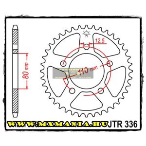 JT Sprockets hátsó lánckerék, 336, Honda Road CB/ CBX