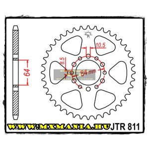 JT Sprockets hátsó lánckerék, 811, Suzuki motorokhoz