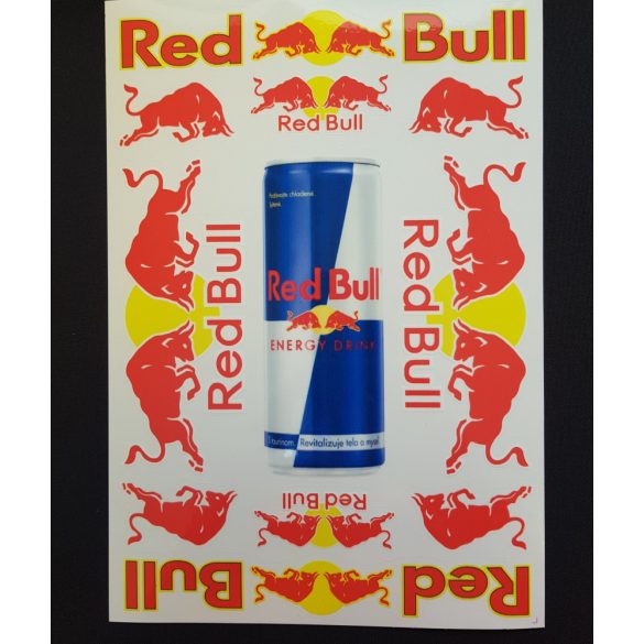 uj red bull matrica szett